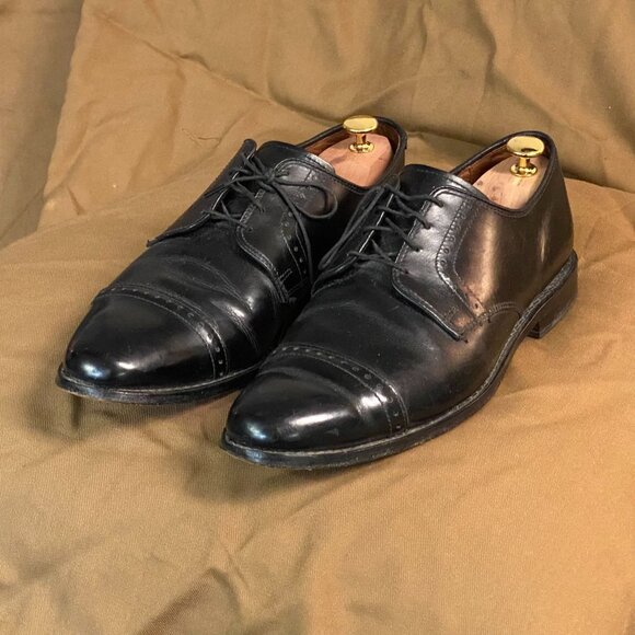 Allen Edmonds Men\'s Dress Shoes 9.5M Clifton Black Leather Cap Toe main image 12